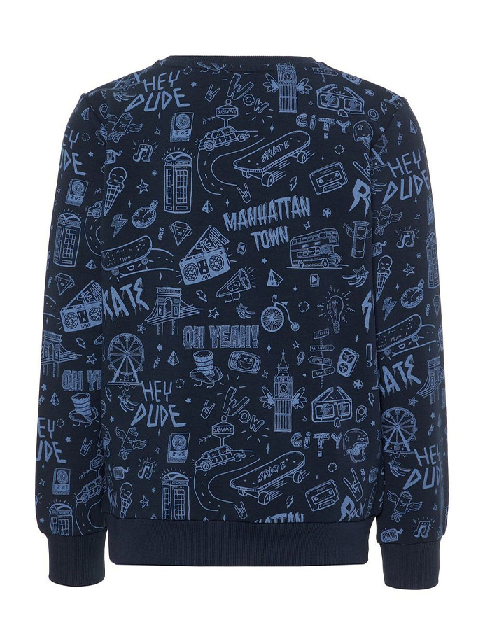 Свитшот для мальчика Темно-синий XS