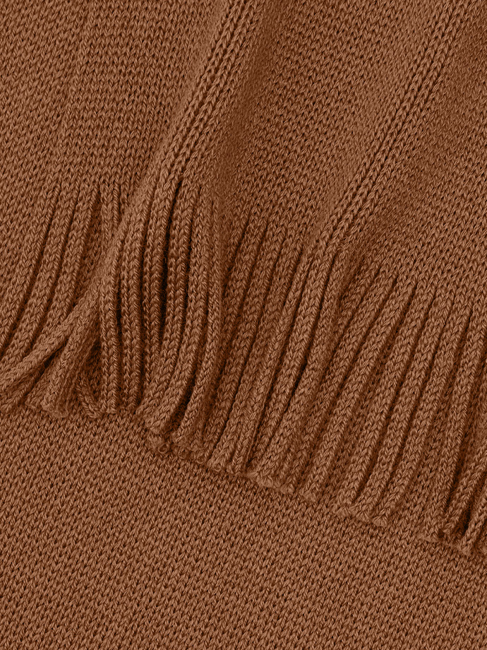 Шарф женский коричневый