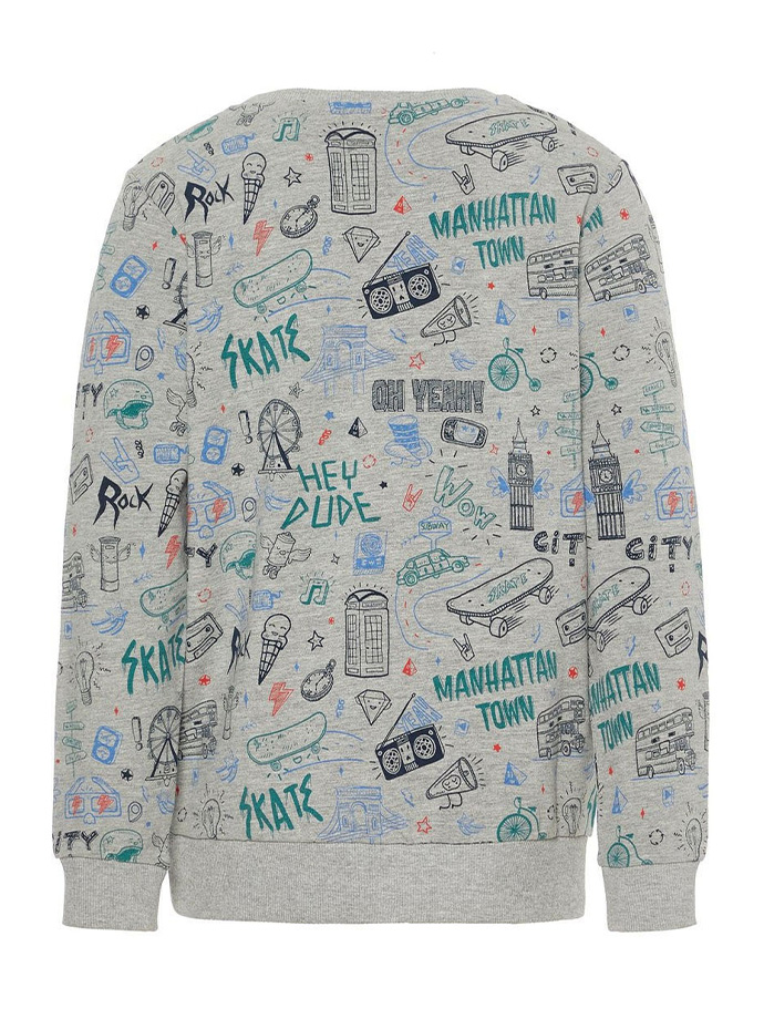 Свитшот для мальчика Серый M