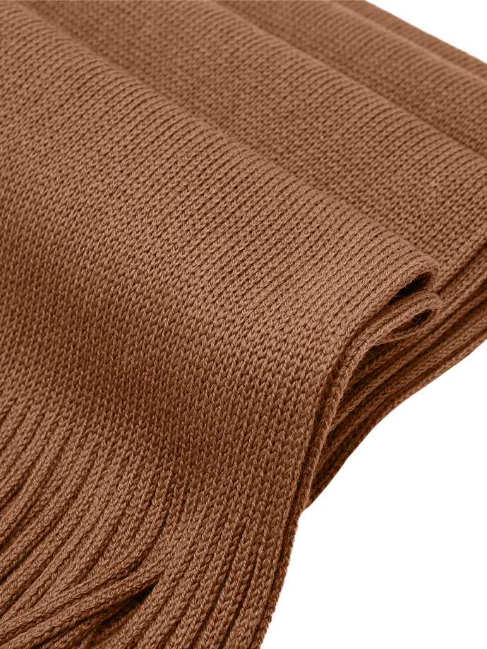 Шарф женский коричневый